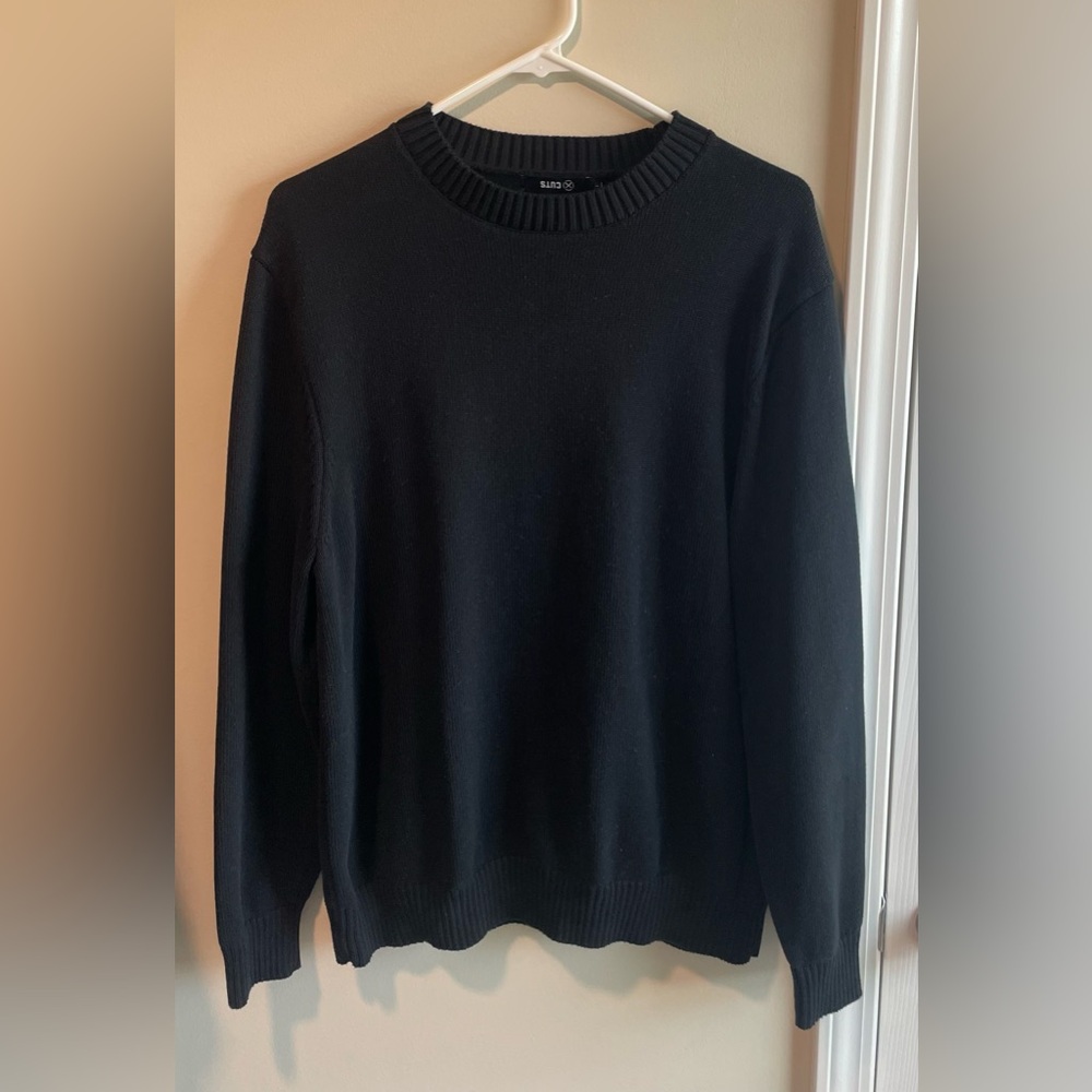 Cuts Crewneck Sweater - L